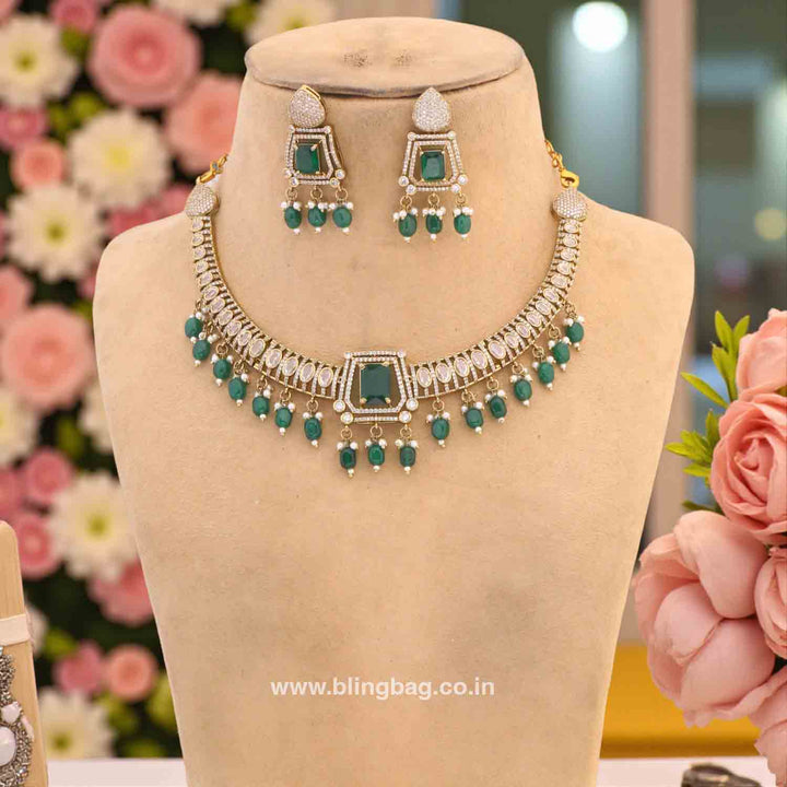 Emerald Alicejoy Victorian Jewellery Set- New Arrival