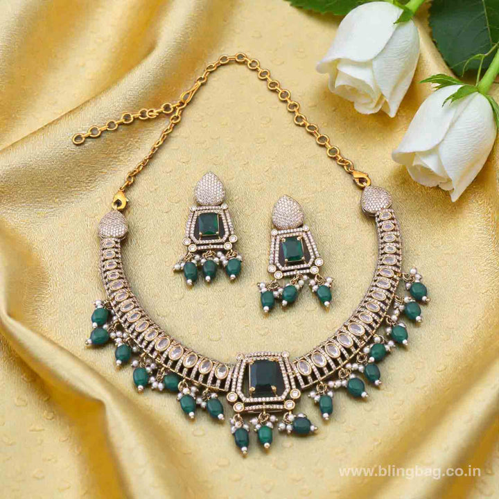 Emerald Alicejoy Victorian Jewellery Set- New Arrival