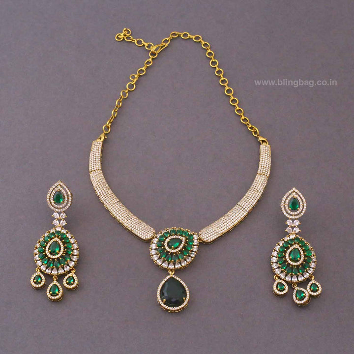 Emerald Avason Victorian Jewellery Set- New Arrivals