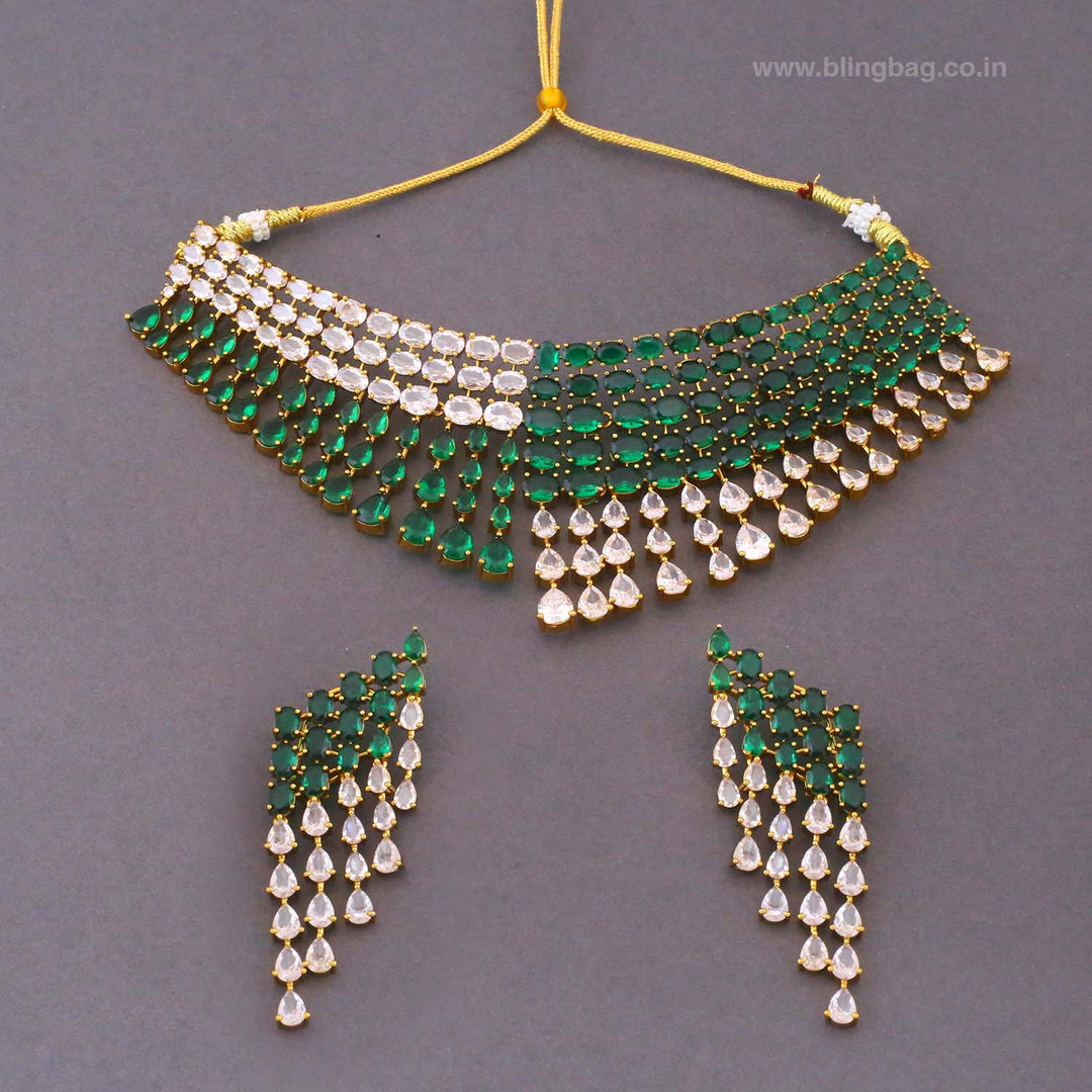 Emerald Avnii Victorian Jewellery Set - New Arrival