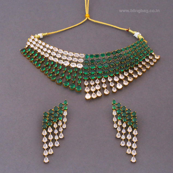 Emerald Avnii Victorian Jewellery Set - New Arrival