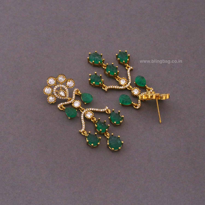 Emerald Blair Victorian Danglers