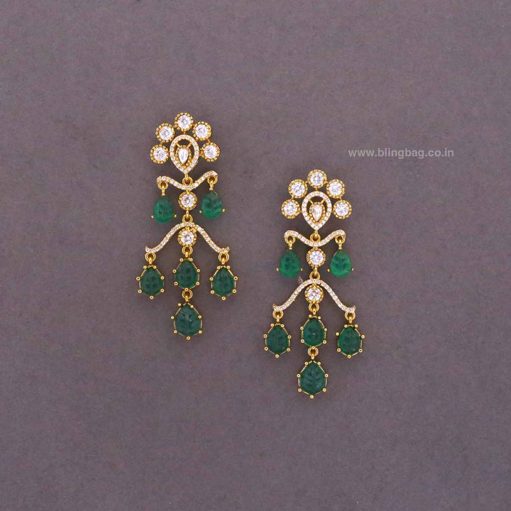 Emerald Blair Victorian Danglers