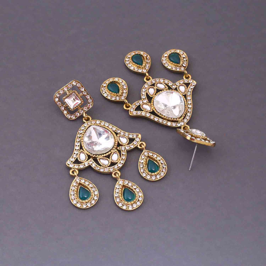 Emerald Chandni Danglers