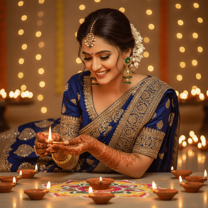 Emerald Dhanashri Heritage Jhumkis