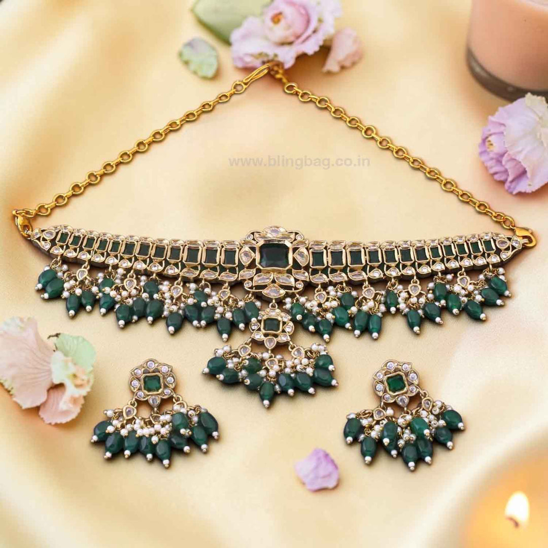 Emerald Elarine Victorian Jewellery Set - New Arrival