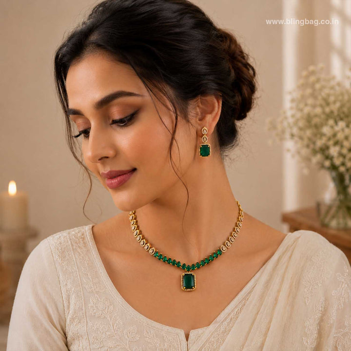Emerald Emaeyn Victorian Jewellery Set- New Arrivals