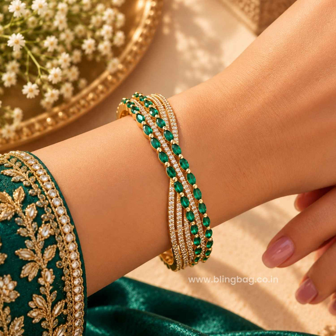 Emerald Evelyn Bracelet