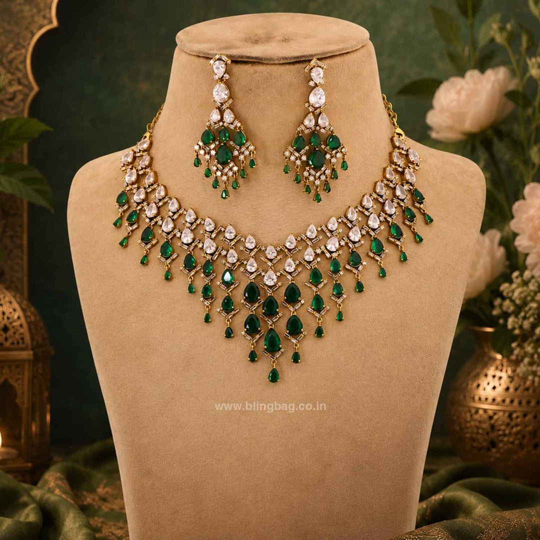 Emerald Hannaha Victorian Jewellery Set- New Arrivals