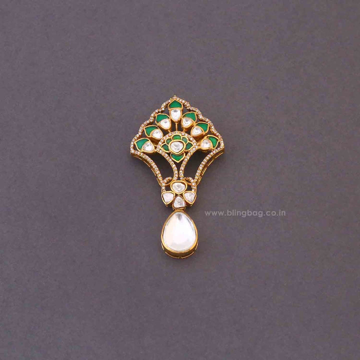 Emerald Imperial Bloom Brooch