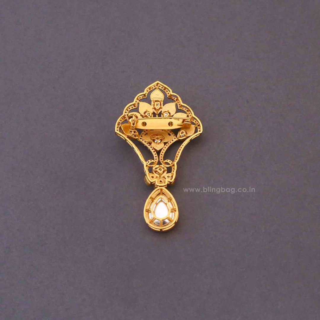 Emerald Imperial Bloom Brooch