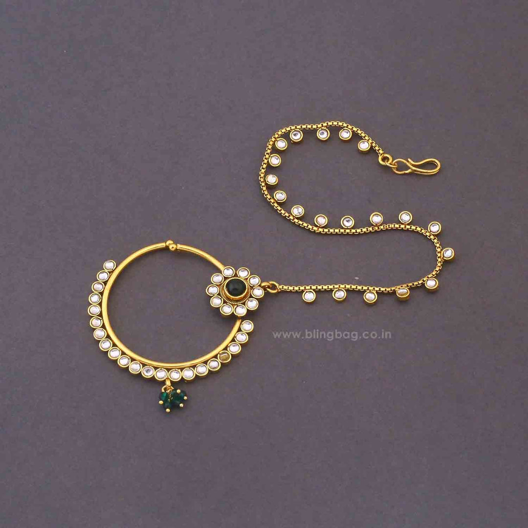 Emerald Jaiwanti Bridal Jewellery Set