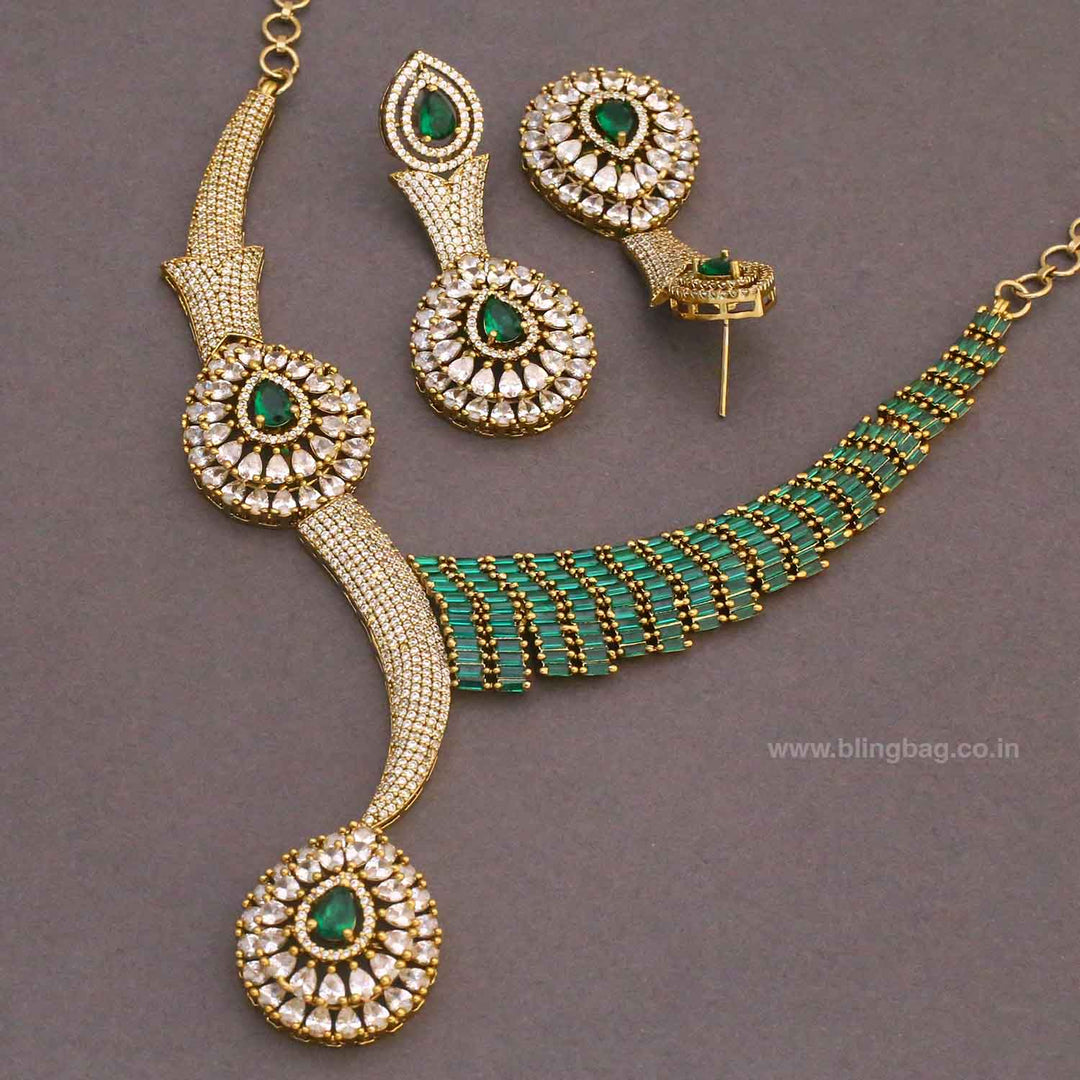 Emerald Juliaie Victorian Jewellery Set- New Arrivals