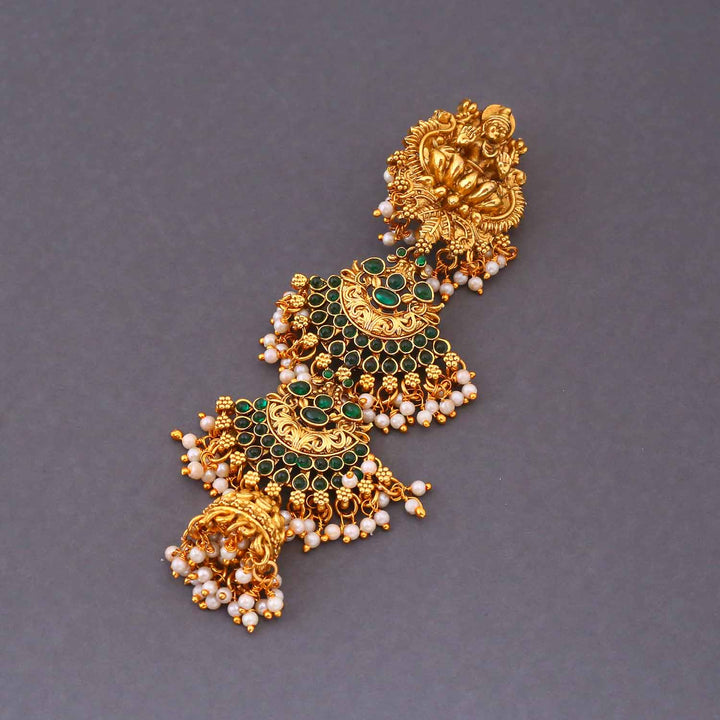 Emerald Kamakshi Temple Hair Chooti