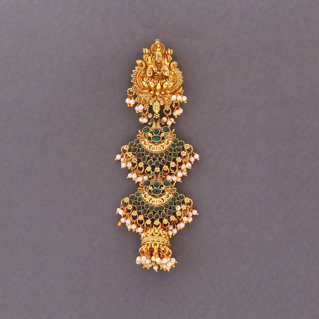Emerald Kamakshi Temple Hair Chooti