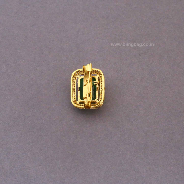 Emerald Kiel Brooch