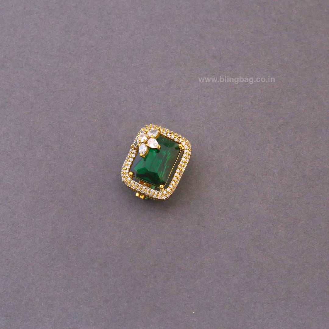Emerald Kiel Brooch