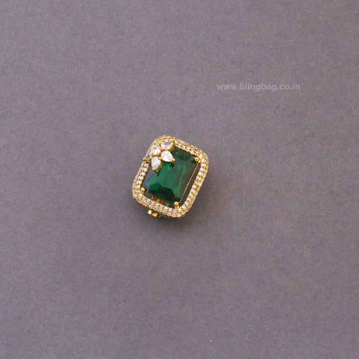 Emerald Kiel Brooch