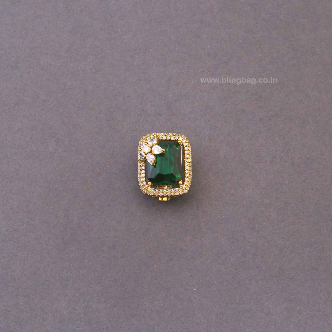 Emerald Kiel Brooch