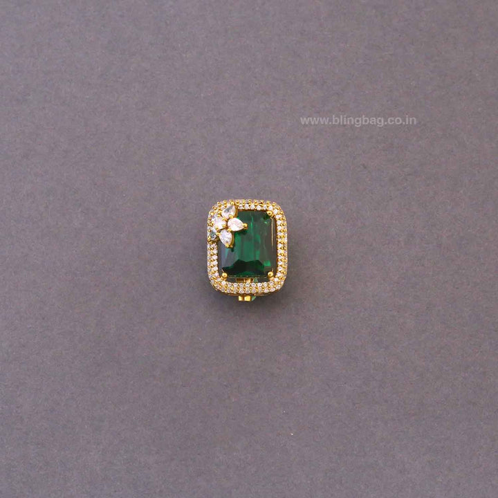 Emerald Kiel Brooch
