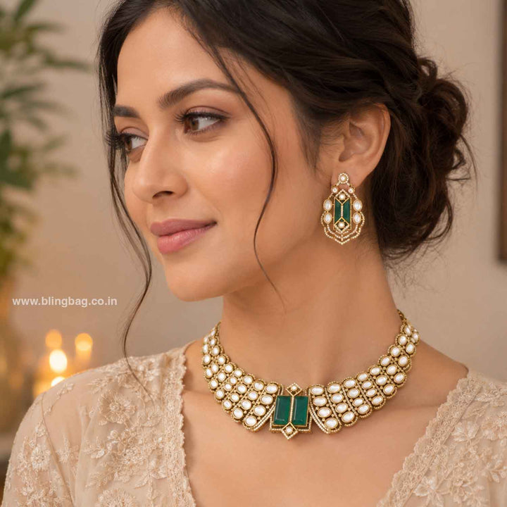Emerald Krison Hasli Victorian Jewellery Set - New Arrival
