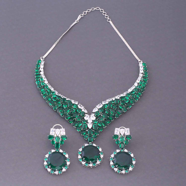 Emerald Kyian Zirconia Jewellery Set