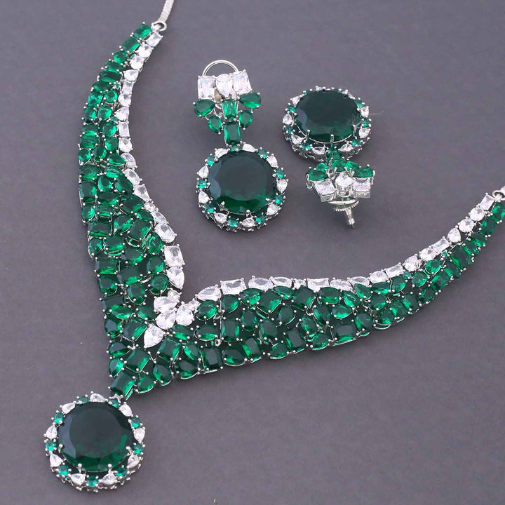 Emerald Kyian Zirconia Jewellery Set
