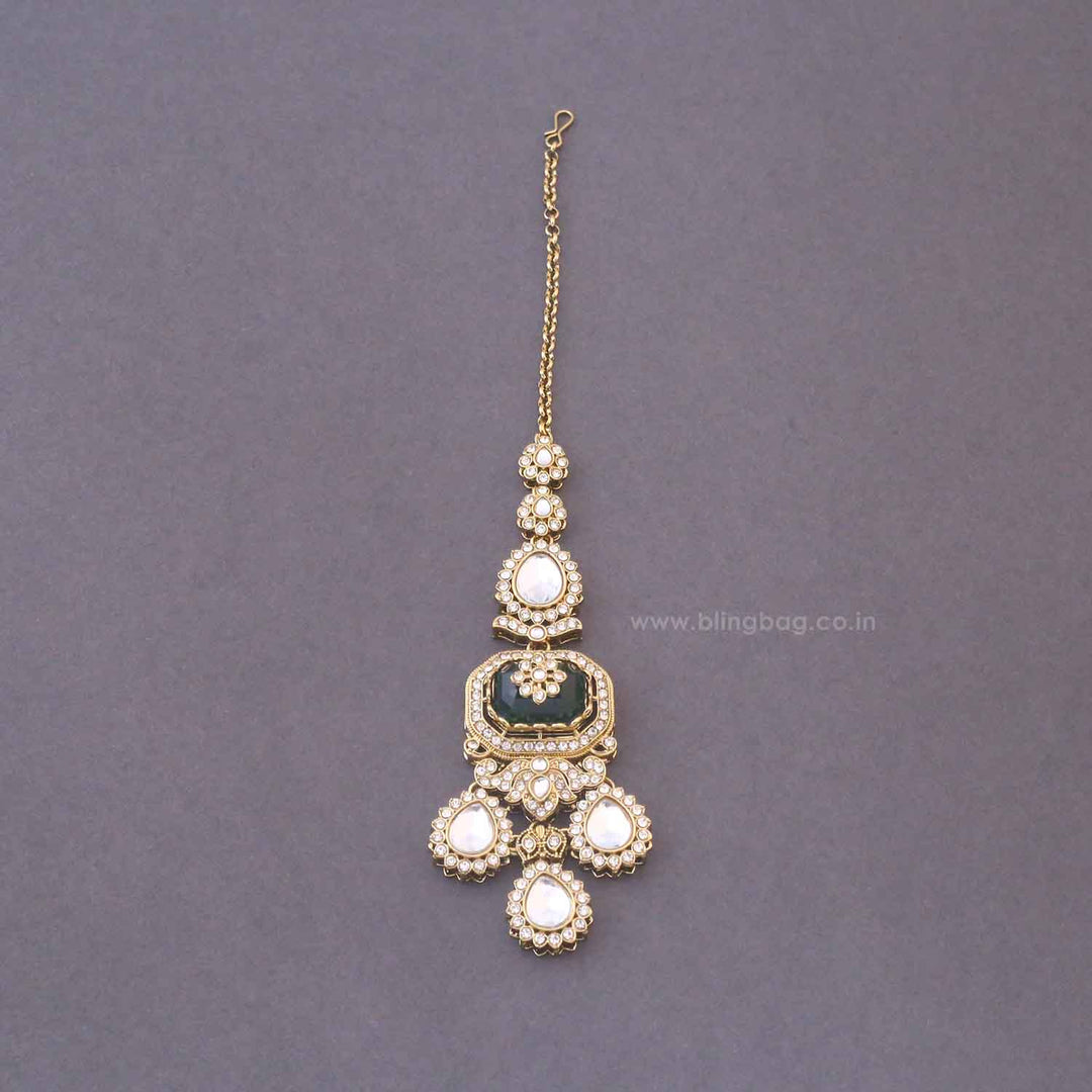 Emerald Labdhi Bridal Jewellery Set