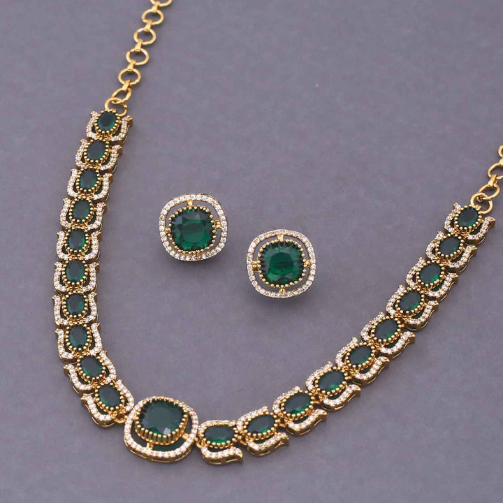 Emerald Lament Victorian Jewellery Set - New Arrival