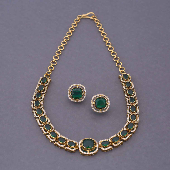 Emerald Lament Victorian Jewellery Set - New Arrival