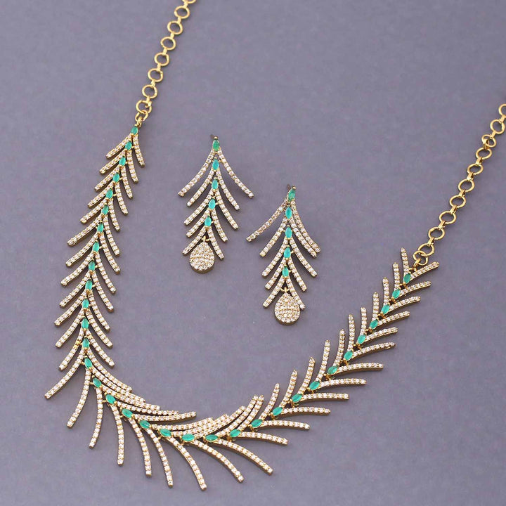 Emerald Laventa Antique Jewellery Set - New Arrival