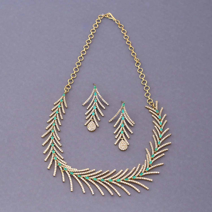 Emerald Laventa Antique Jewellery Set - New Arrival