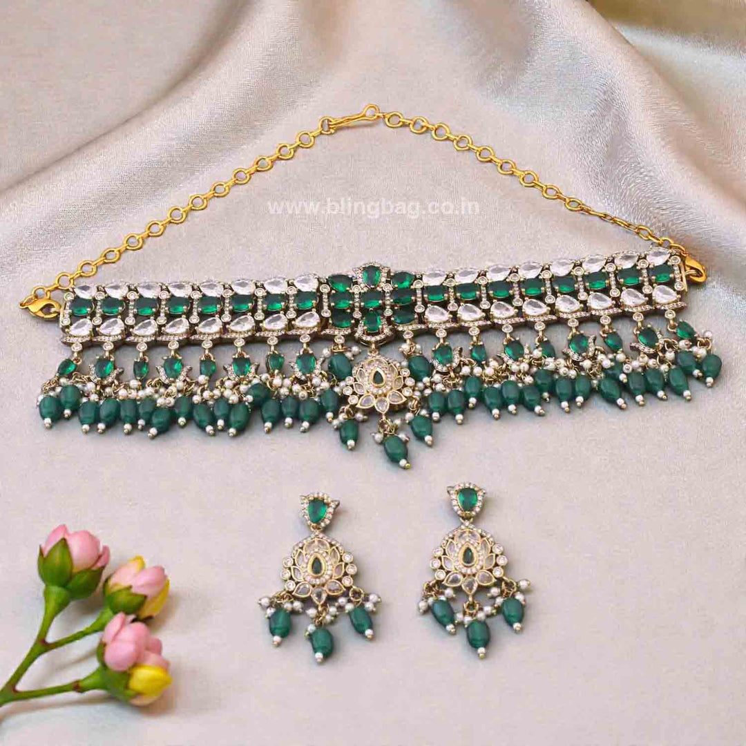 Emerald Marfa Victorian Jewellery Set - New Arrival