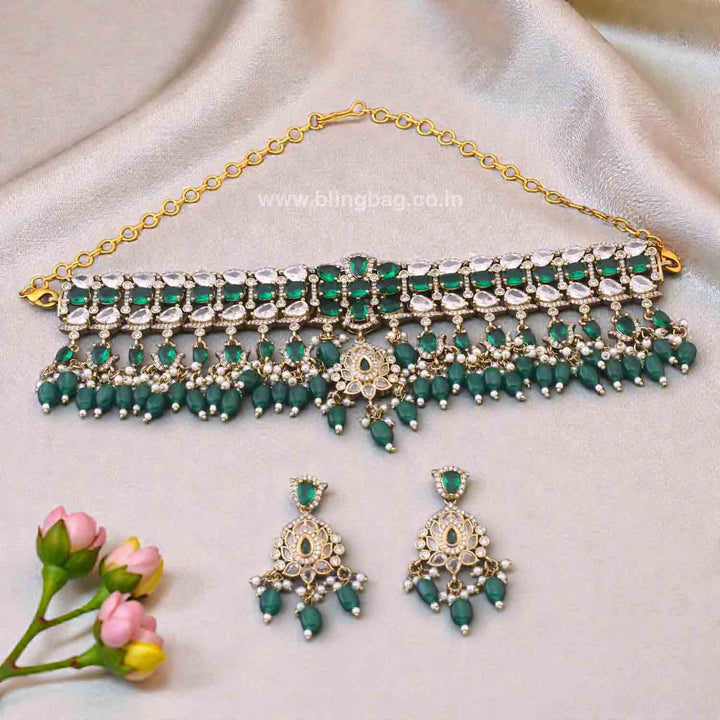 Emerald Marfa Victorian Jewellery Set - New Arrival