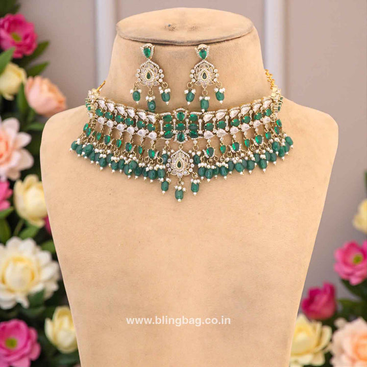 Emerald Marfa Victorian Jewellery Set - New Arrival