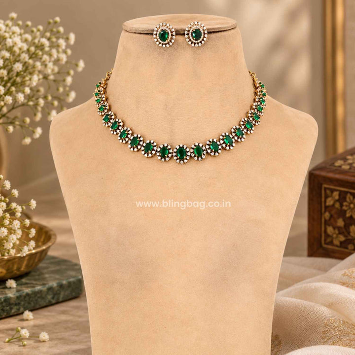 Emerald Mariabella Victorian Jewellery Set - New Arrival
