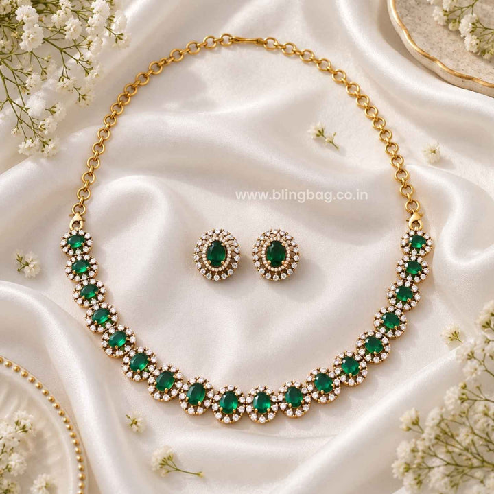 Emerald Mariabella Victorian Jewellery Set - New Arrival