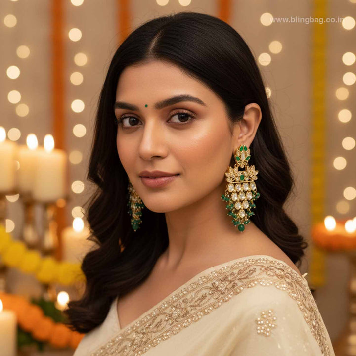 Emerald Mauli Danglers