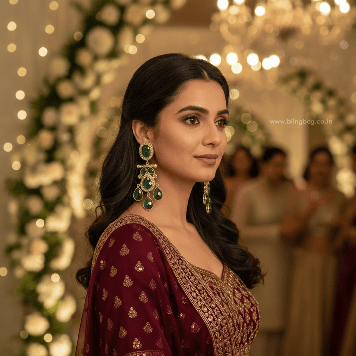 Emerald Mehal Danglers