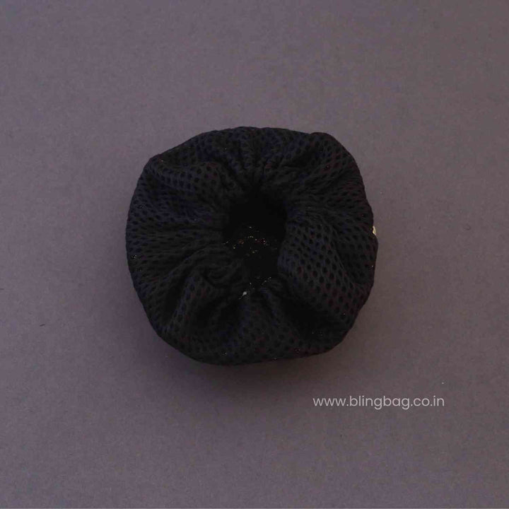 Emerald Myraani Kundan Hair Bun Cage