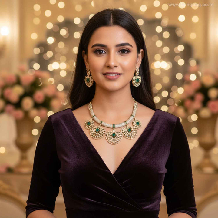 Emerald Nathaniel Hasli Victorian Jewellery Set- New Arrivals
