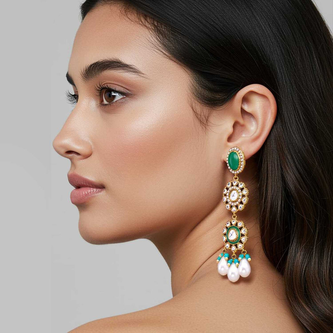 Emerald Nimrata Danglers