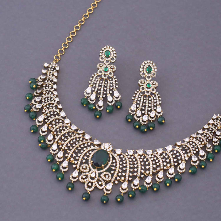 Emerald Oath Hasli Victorian Jewellery Set - New Arrival