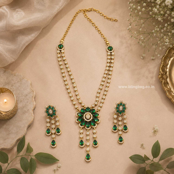 Emerald Olitta Victorian Jewellery Set- New Arrivals