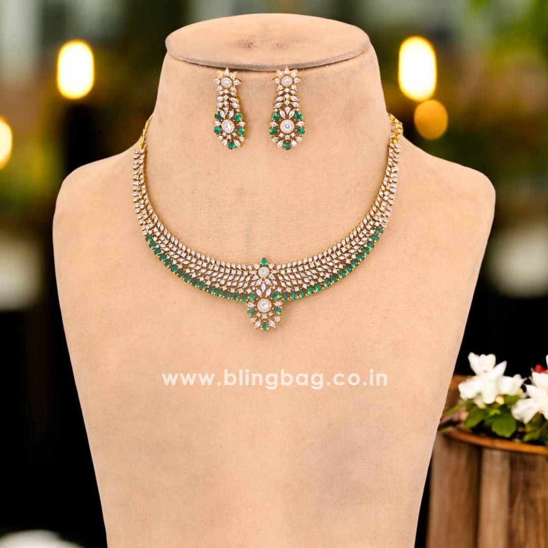 Emerald Ornash Hasli Victorian Jewellery Set - New Arrival