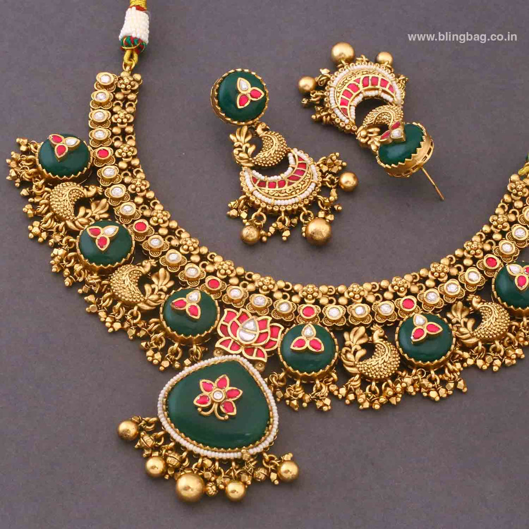 Emerald Pahili Heritage Jewellery Set