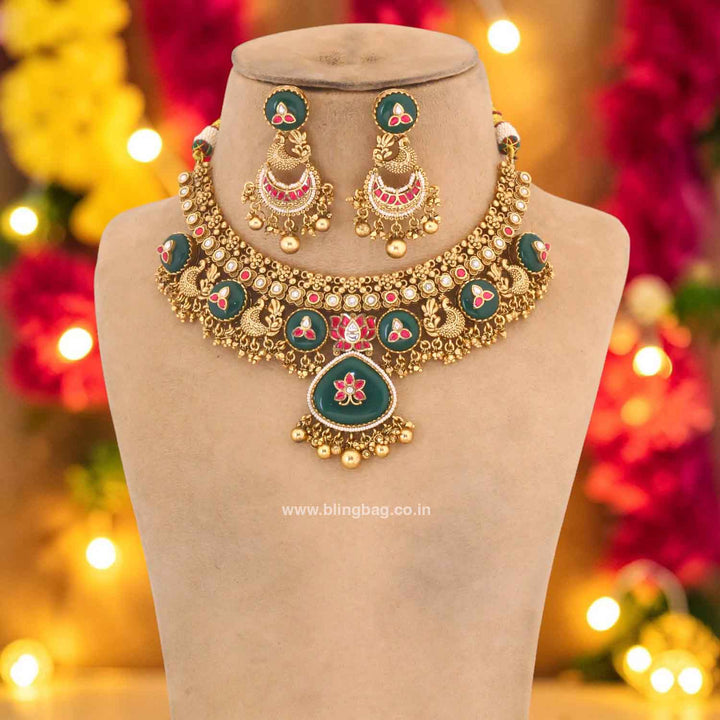 Emerald Pahili Heritage Jewellery Set