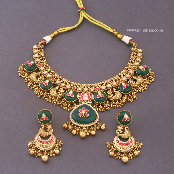 Emerald Pahili Heritage Jewellery Set