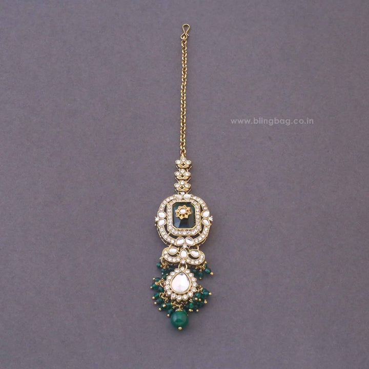 Emerald Parineeta Bridal Jewellery Set