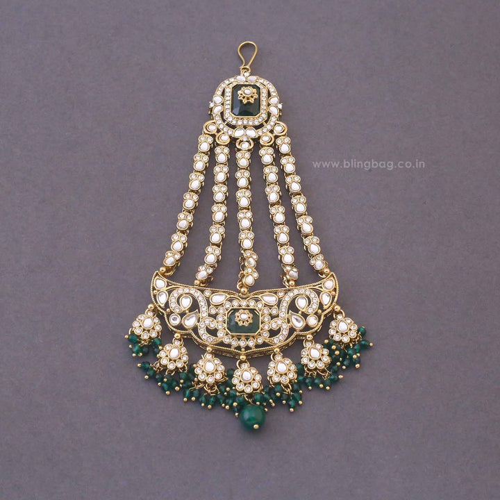 Emerald Parineeta Bridal Jewellery Set